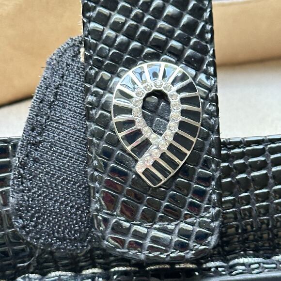 Alegria Paloma PAL 231 Jazzy Black Textured Leather Shoes Sz 42 EU 11 US - Picture 8 of 11